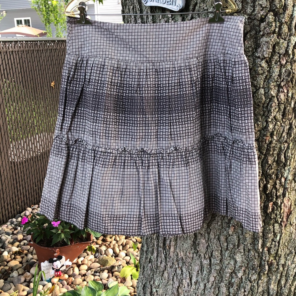 Calvin Klein A-Line Midi Skirt – Size 12 – 100% Cotton